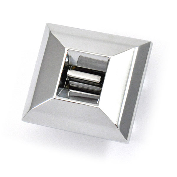 1974 Buick Skylark/GS/Regal/GN POWER WINDOW SWITCH WITH SQUARE CORNERS - 1 BUTTON - MOUNTS ON DOOR PANEL (RH FRONT AND LH/RH REAR 2DR & 4DR) REPLACES GM # 1725094. IT IS MADE OF DIE CAST METAL AND IS CHROME PLATED | EL2026Z