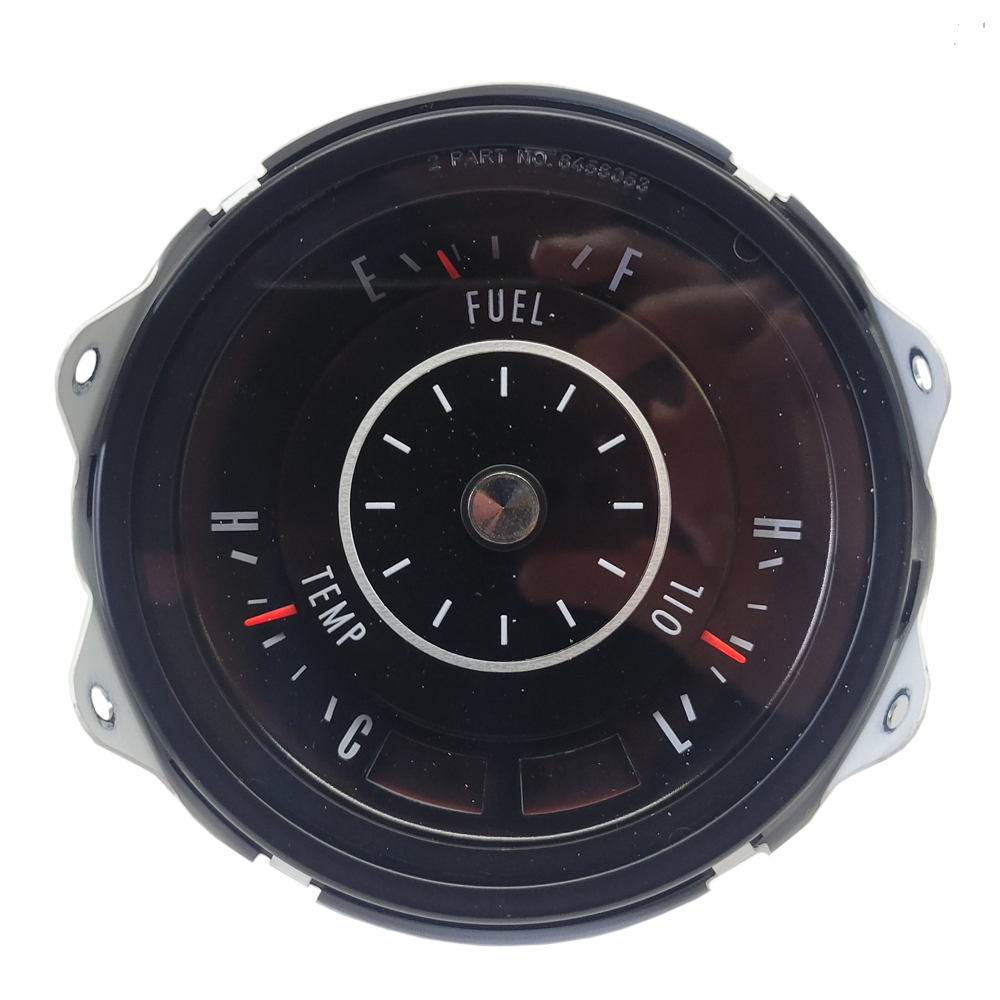 1969 Oldsmobile Cutlass/442/F85 RALLY GAUGE POD WITH FUEL, TEMP AND OIL GAUGE | IN10166T