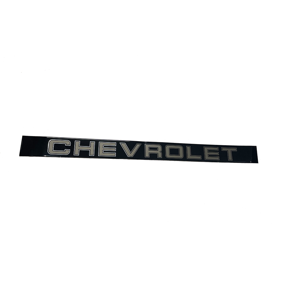 1987 GM Truck CHEVROLET S10 PICKUP; REAR TAILGATE MOLDING EMBLEM
