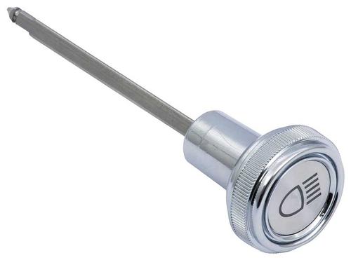 1977 GM Truck HEADLAMP SWITCH KNOB AND SHAFT GM 469302; CHROME | 469302