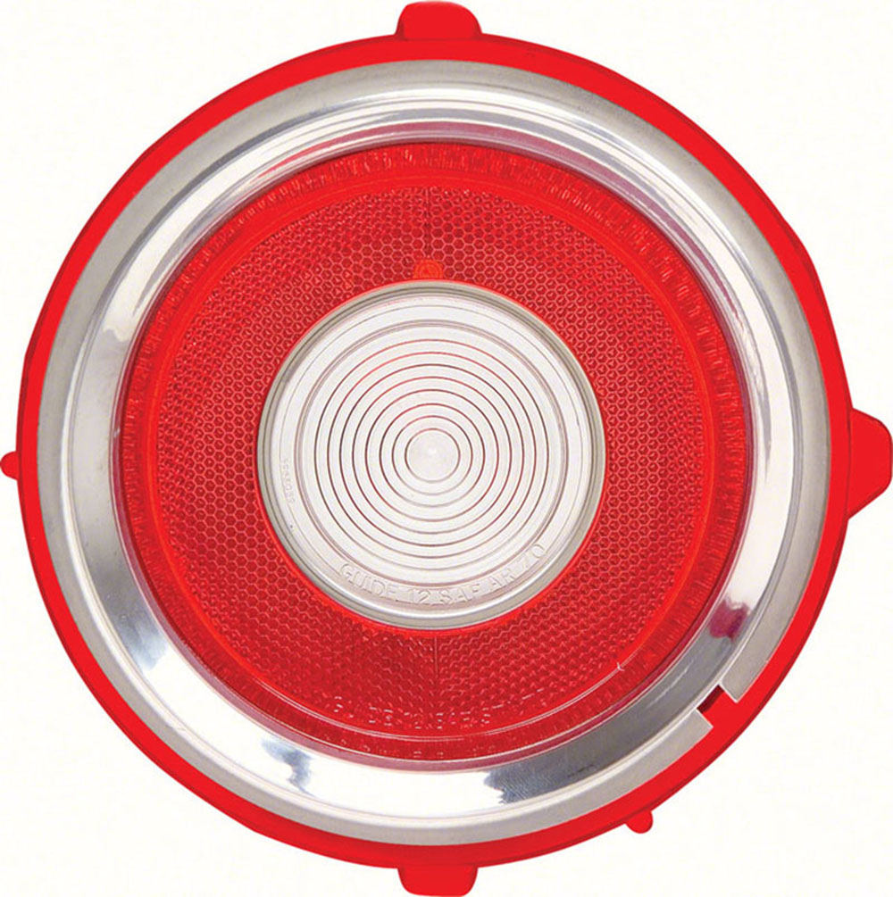 1970 Chevrolet Camaro BACK-UP LAMP LENS; RALLY SPORT (RS); LH | 5963067