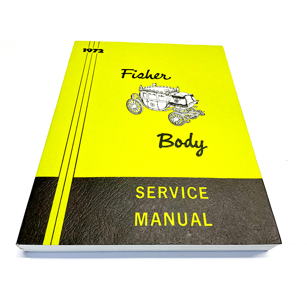 1972 Buick Skylark/GS/Regal/GN FISHER BODY MANUAL | BK1097Z
