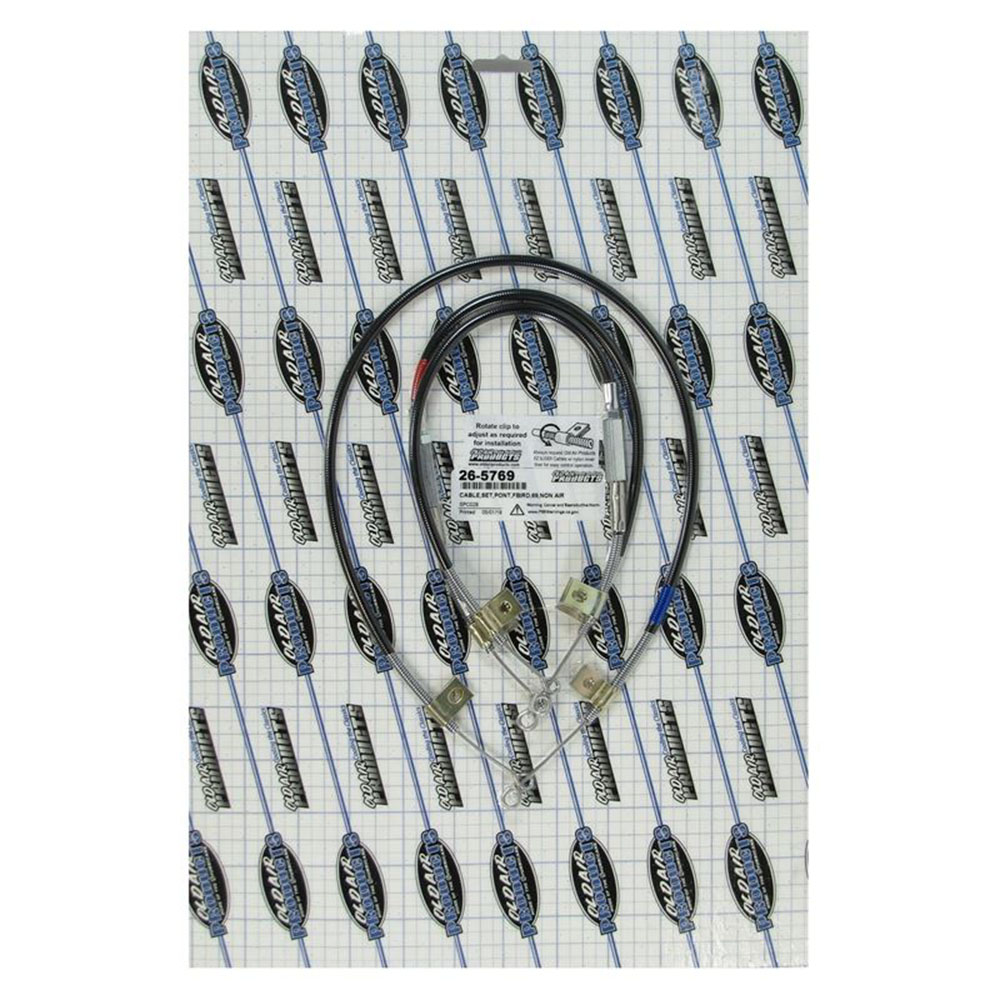 1969 Pontiac Firebird/TransAm HEATER CONTROL CABLES NONAIR / HEATER