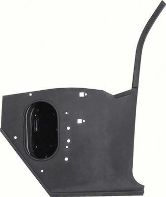 1972 Pontiac GTO/LeMans/Tempest INTERIOR KICK PANEL; WITH AC; PASSENGER SIDE; RH; BLACK GM 9882390 | 9882390