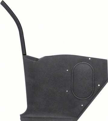 1978 Pontiac GTO/LeMans/Tempest INTERIOR KICK PANEL; WITH AC; DRIVER SIDE; LH; BLACK GM 9882391 | 9882391