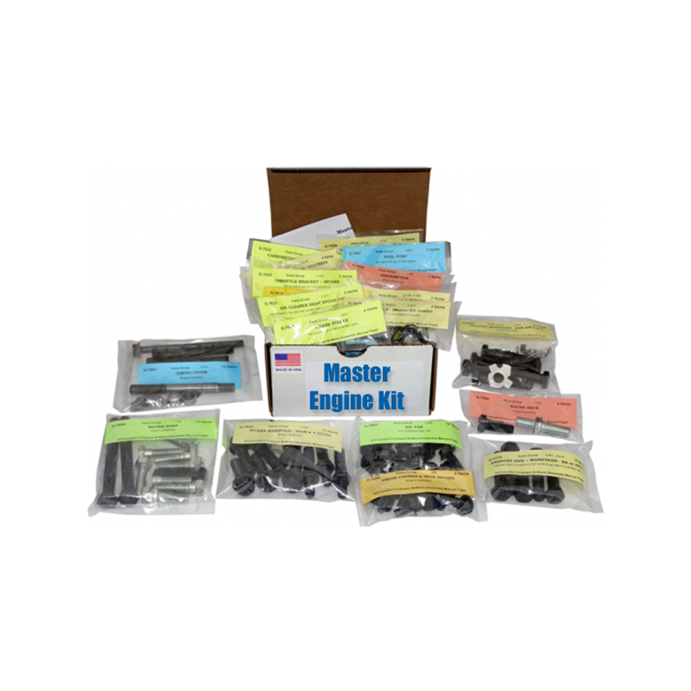 1970 Pontiac GTO/LeMans/Tempest MASTER ENGINE HARDWARE KIT RAM AIR IV 139 PIECES | HB10044Z