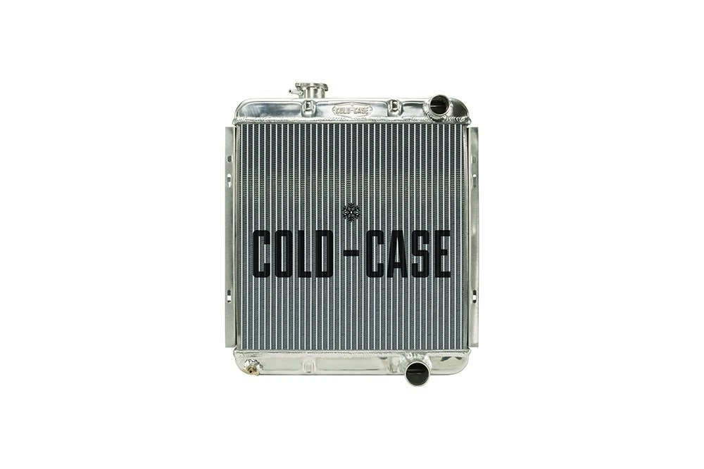 1963 Ford Mustang V8 MANUAL TRANSMISSION ALUMINUM PERFORMANCE RADIATOR - FOM564 | CS10001U