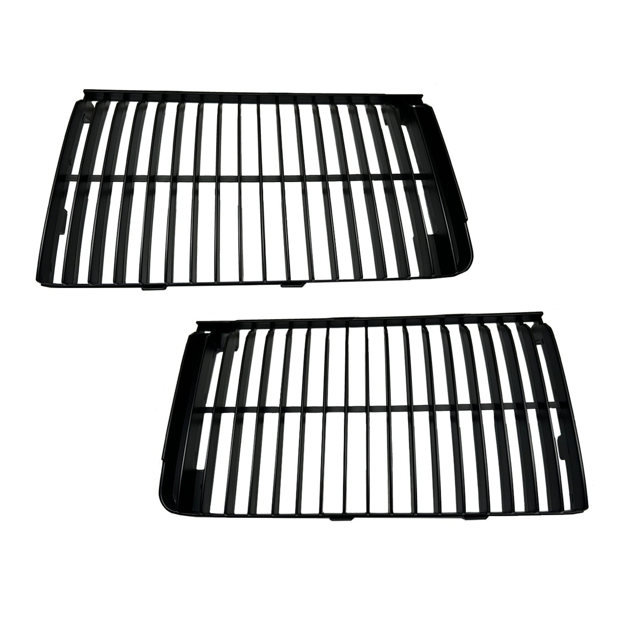 1987 Oldsmobile Cutlass/442/F85 FRONT GRILLES; 442/SALON; ALL BLACK; EURO NOSE; PAIR | GH10012T