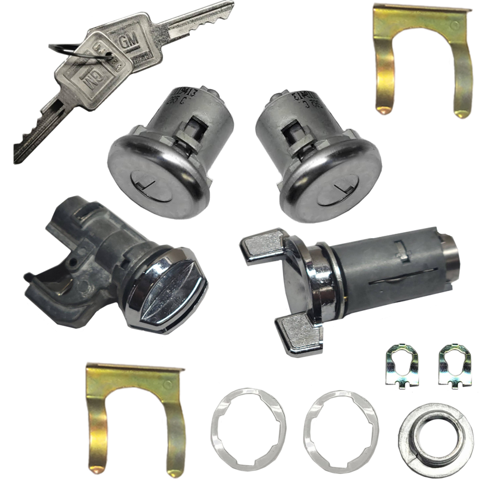 1977 Chevrolet El Camino IGNITION DOOR AND GLOVE BOX LOCK KIT - 388 | KL10018E