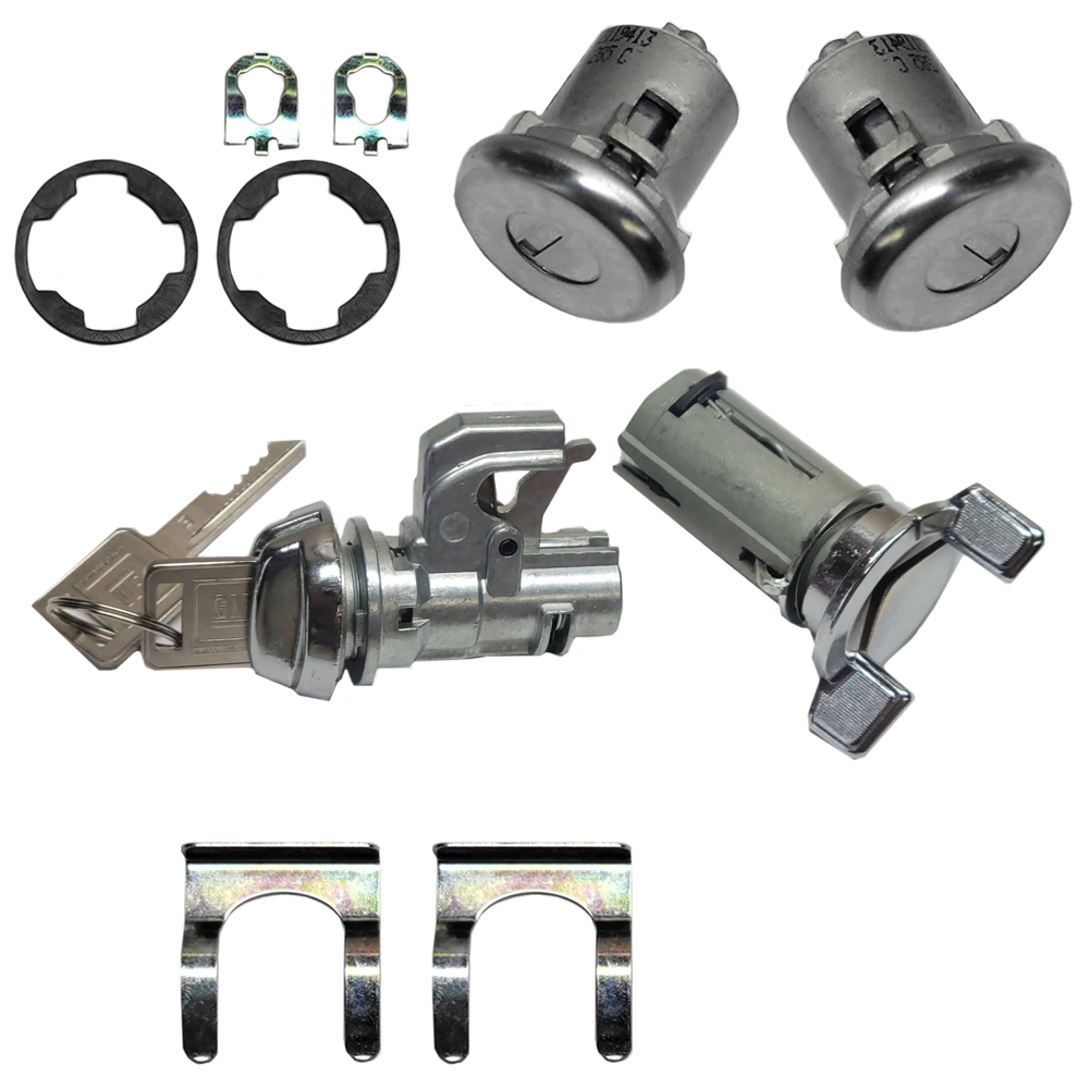 1970 Chevrolet El Camino IGNITION DOOR AND GLOVE BOX LOCK KIT - 387 | KL10019E