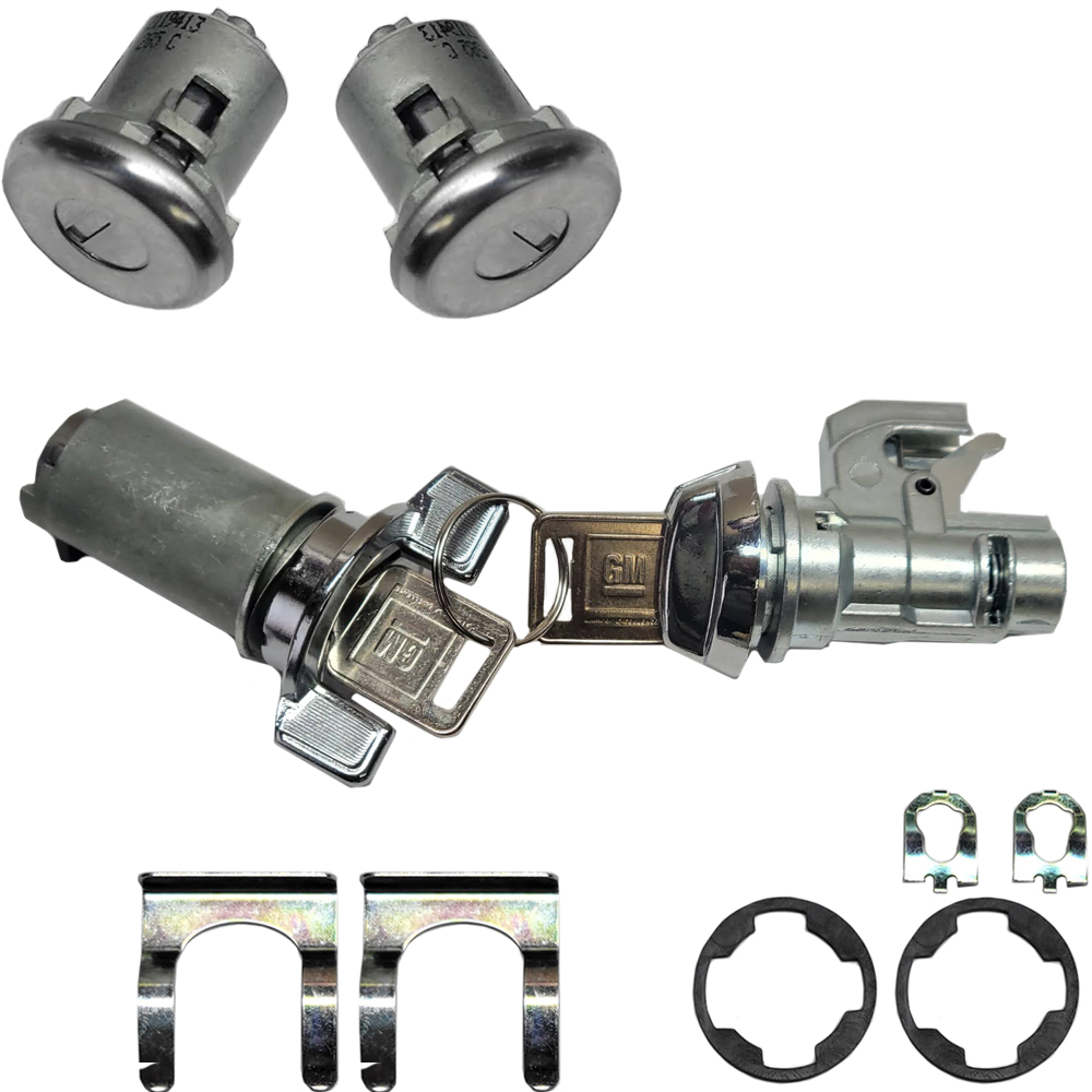 1969 Chevrolet El Camino IGNITION DOOR AND GLOVE BOX LOCK KIT - 386 | KL10020E