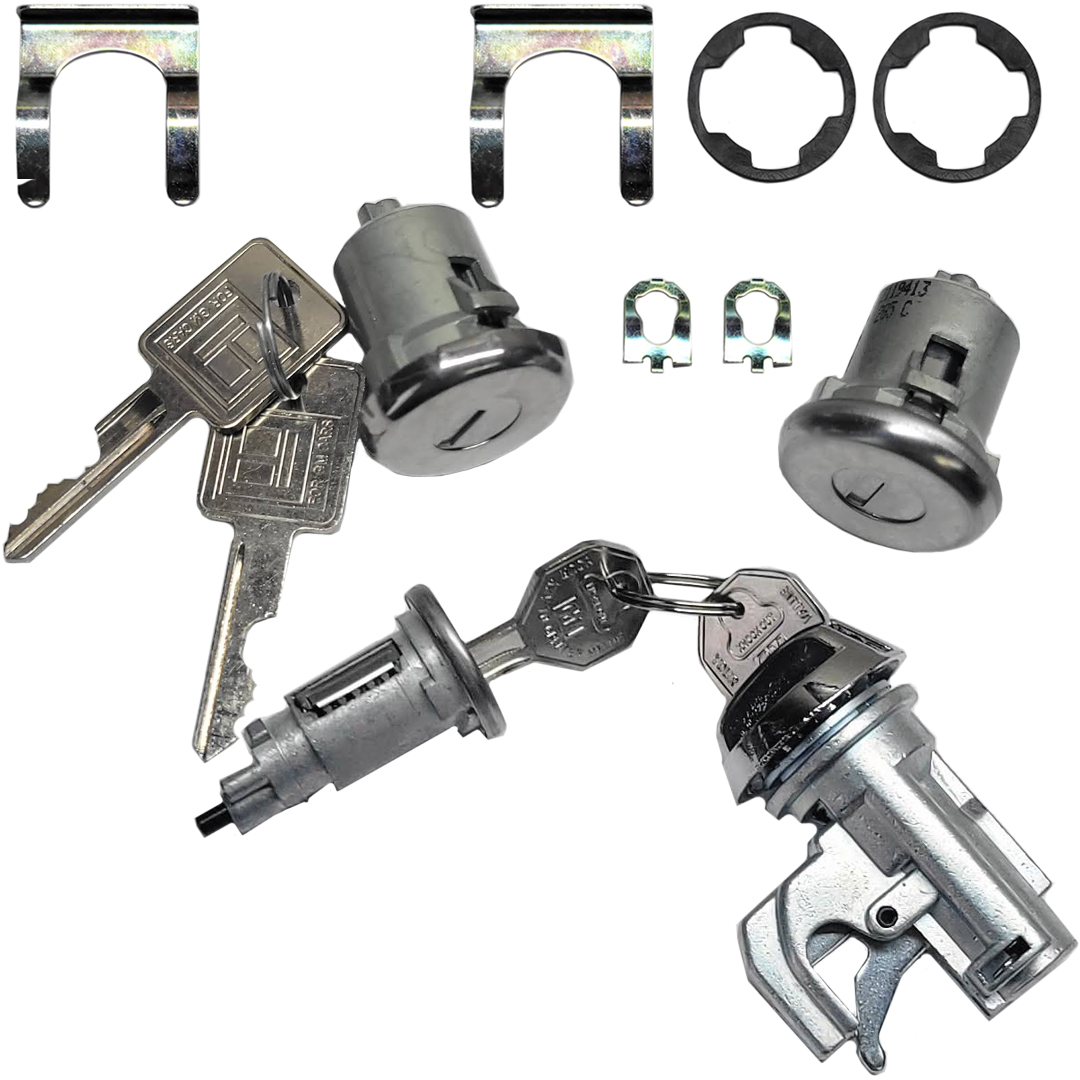 1968 Chevrolet El Camino IGNITION DOOR AND GLOVE BOX LOCK KIT - 385 | KL10021E