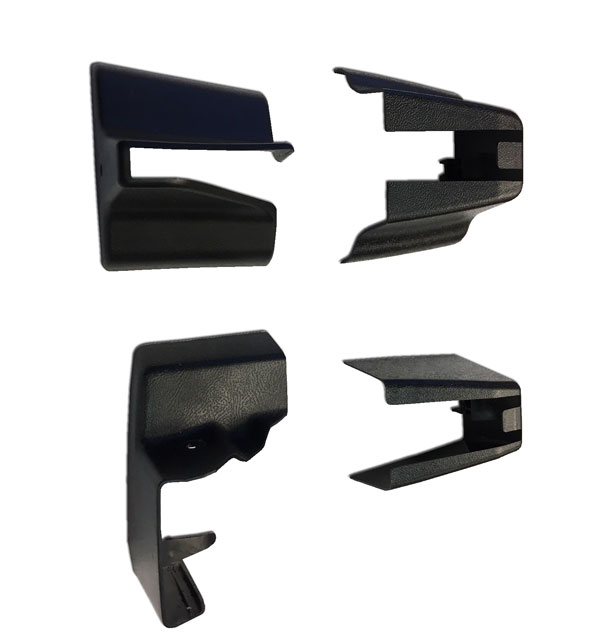 1985 Pontiac Grand Prix 69-UP BUCKET SEAT MANUAL SEAT TRACK PLASTIC COVER SET, DRIVER SIDE - SET OF 4 | IN10209Z