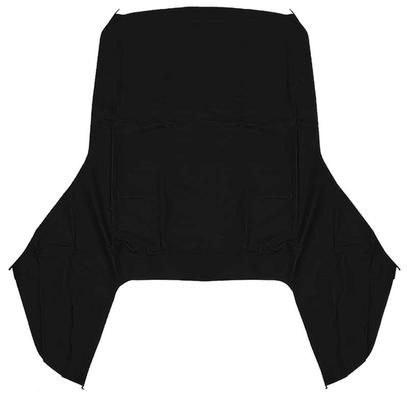 1969 Chevrolet Camaro CONVERTIBLE TOP WITHOUT WINDOW FOR GLASS WINDOW ONLY – BLACK (THE GLASS REAR WINDOW, ASSEMBLY IS SOLD SEPARATELY) | CV10003F