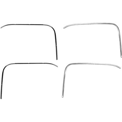 1984 GM Truck DRIP RAIL RETAINER AND MOLDING KIT; 4 PIECE SET | XP10044K