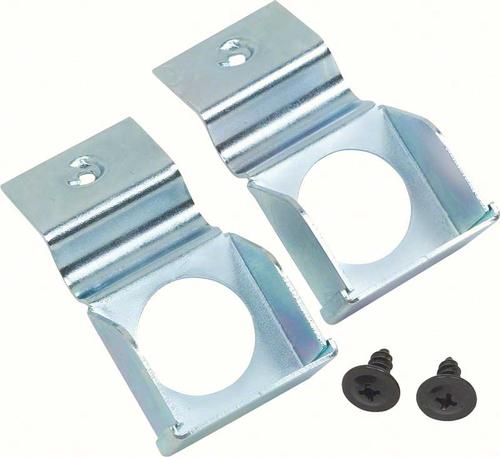 1974 Buick Skylark/GS/Regal/GN UNDER DASH LAMP LIGHT SOCKET HOUSINGS; WITH SCREWS; PAIR | IN4932Z