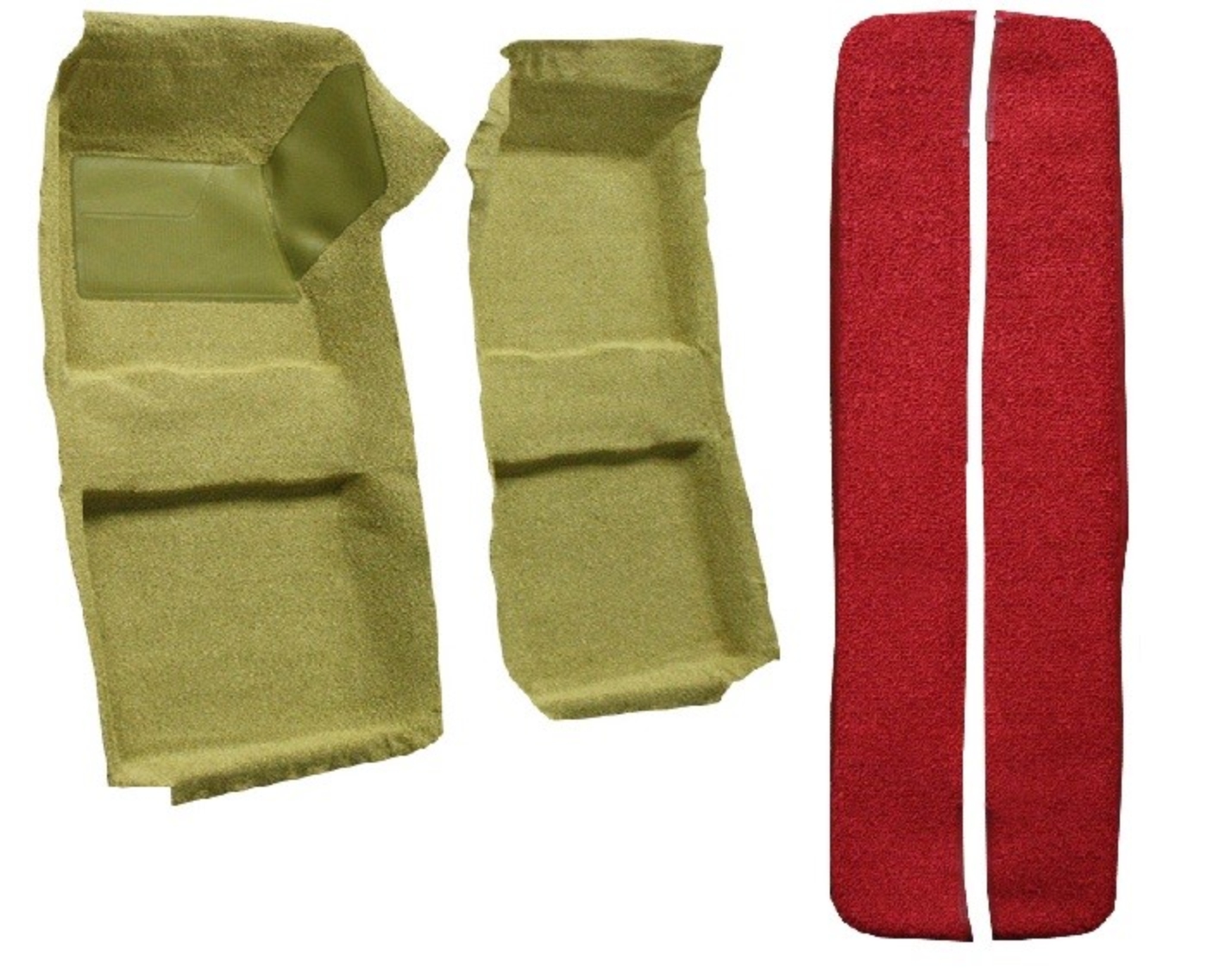 1966 Ford Misc LOOP STYLE CARPET PRESS MOLDED (HARDTOP/CONVERTIBLE) AUTO LOOP & DOOR PANEL CARPET (HARDTOP/CONVERTIBLE) 2PC LOOP – COMPLETE SET | IN10021B