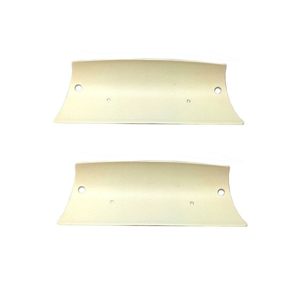 1972 Pontiac GTO/LeMans/Tempest WHITE BUCKET SEAT HEADREST LOWER COVER; PAIR | IN10055Z