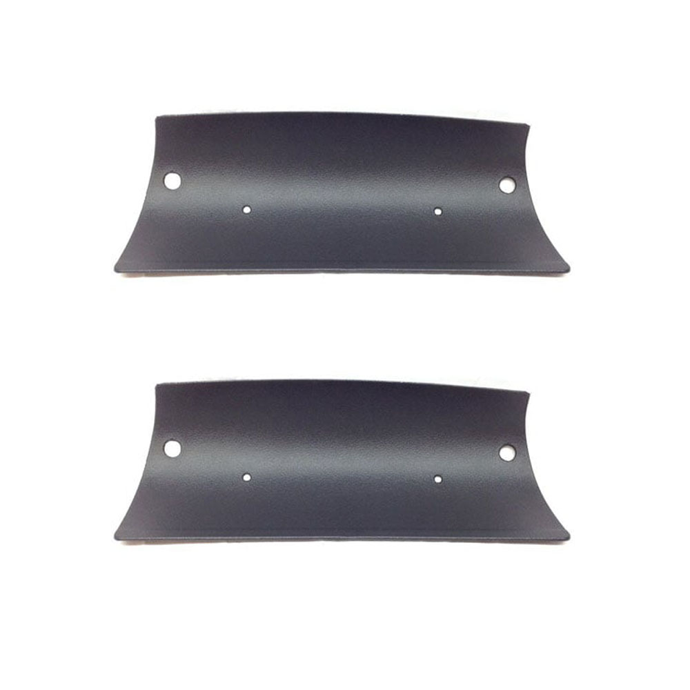 1970 Pontiac GTO/LeMans/Tempest BLACK BUCKET SEAT HEADREST LOWER COVER; PAIR | IN10056Z