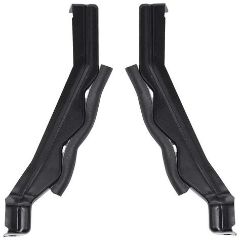 1964 Chevrolet Nova/Chevy II CENTER GRILL BRACKETS; WITH RUBBER ANTI-RATTLE STRIPS; PAIR | 748696