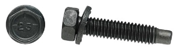 1964 Buick Skylark/GS/Regal/GN NEW OEM CORRECT DOOR HINGE BOLT AND WASHER WITH THE CORRECT BLUNT HEADED TIP; 5/16-18 X 1 1/2 HEX .63 PERIPHERAL; EA | BP10114Z