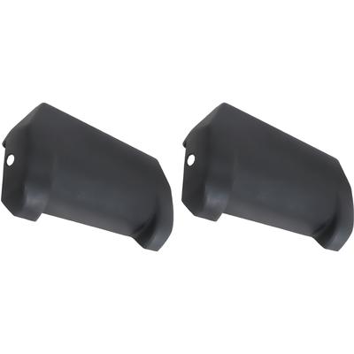 1978 Pontiac Full Size BUCKET SEAT REAR BOTTOM FRAME COVERS; BLACK; PAIR; VARIOUS MODELS | 9640479