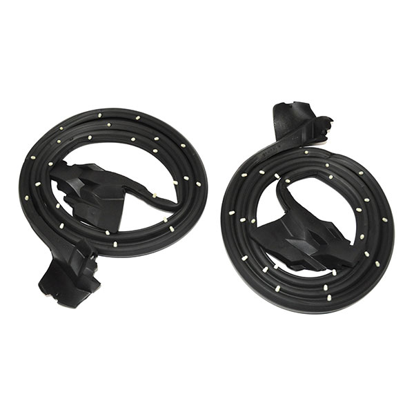 1978 Pontiac GTO/LeMans/Tempest DOOR WEATHERSTRIPS WITH CLIPS AND MOLDED ENDS (JE) - PR - OEM #'S 20008188 / 20008189 | WS4417Z