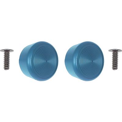 1973 Pontiac Grand Prix 69-UP WINDOW HANDLE KNOB SET; WITH RIVETS; FOR DOORS OR QUARTER WINDOW; MED BLUE; PAIR | IN10060Z