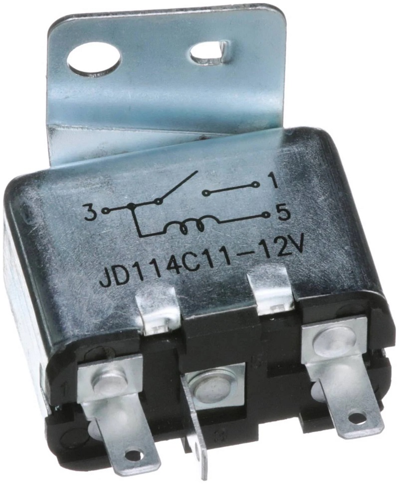 1966 Mopar Dodge/Chrysler/Plymouth HORN RELAY; 3-PRONG; 12 VOLT; WITH MALE BLADE STYLE CONNECTORS | EL10003J