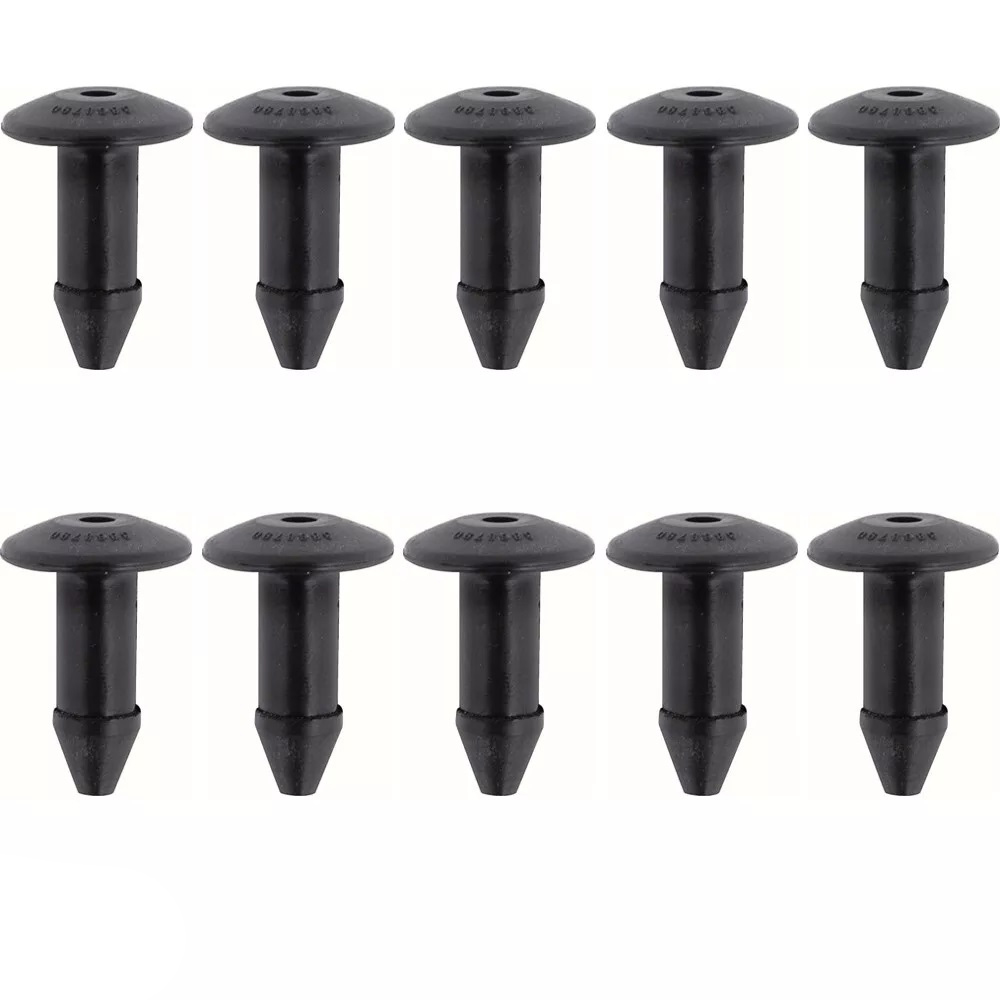 1976 Pontiac GTO/LeMans/Tempest FIREWALL INSULATOR PLUGS RUBBER; GM 3868790 SET OF 10 | IN10239Z