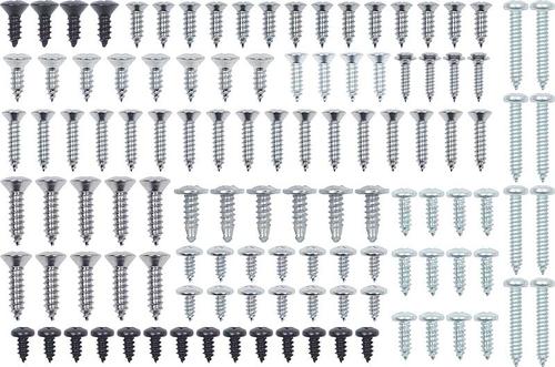 1969 Mopar Dodge/Chrysler/Plymouth INTERIOR SCREW SET; 2 DOOR HARDTOP, SEDAN; 110 PIECE | HB10004J