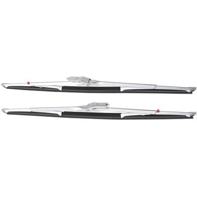 1959 Cadillac Cars ANCO WINDSHIELD WIPER BLADE SET; LONG FRAME; RED BUTTON REFILL; 1/4