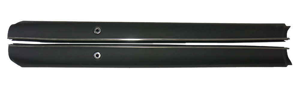 1973 Chevrolet Camaro PRE-ASSEMBLED TOP RAIL KIT - BLACK | IN10291R