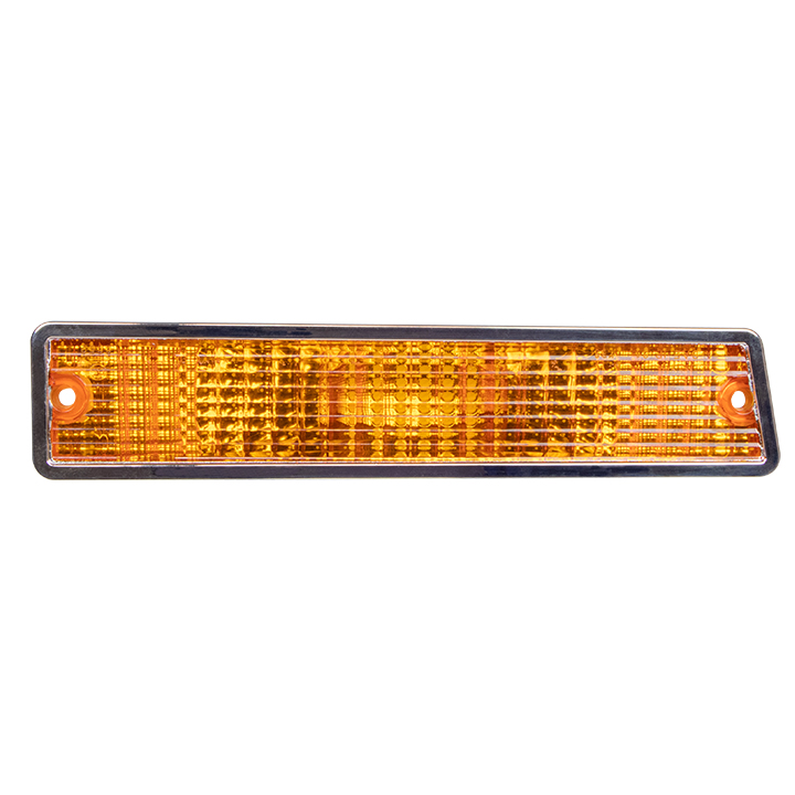 1983 Oldsmobile Cutlass/442/F85 PARKING LIGHT / TURN SIGNAL LENSES WITHOUT MONITORS (AMBER - MOUNT IN BUMPER) - RIGHT | XL10012T