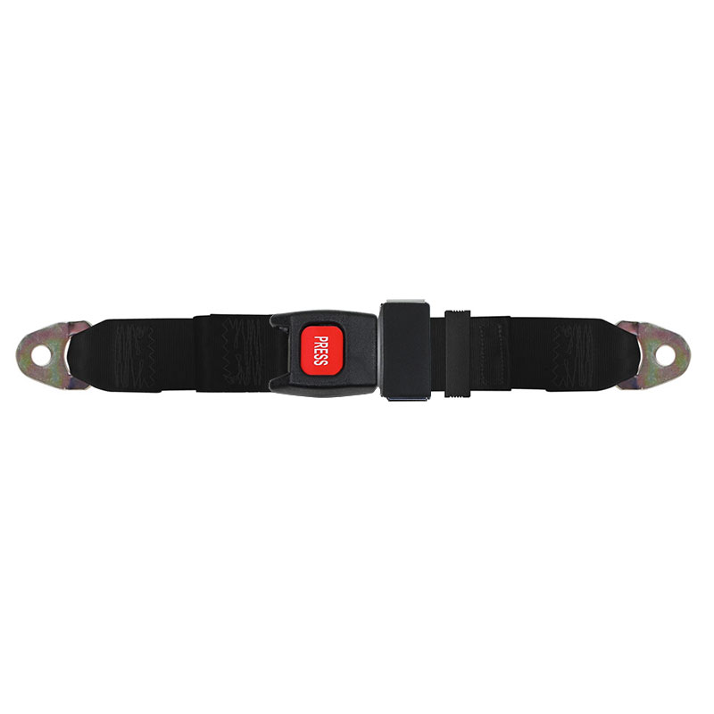 1971 Chevrolet Monza/Vega UNIVERSAL PUSH BUTTON LAP SEAT BELTS BLACK - EACH | IN10189Z