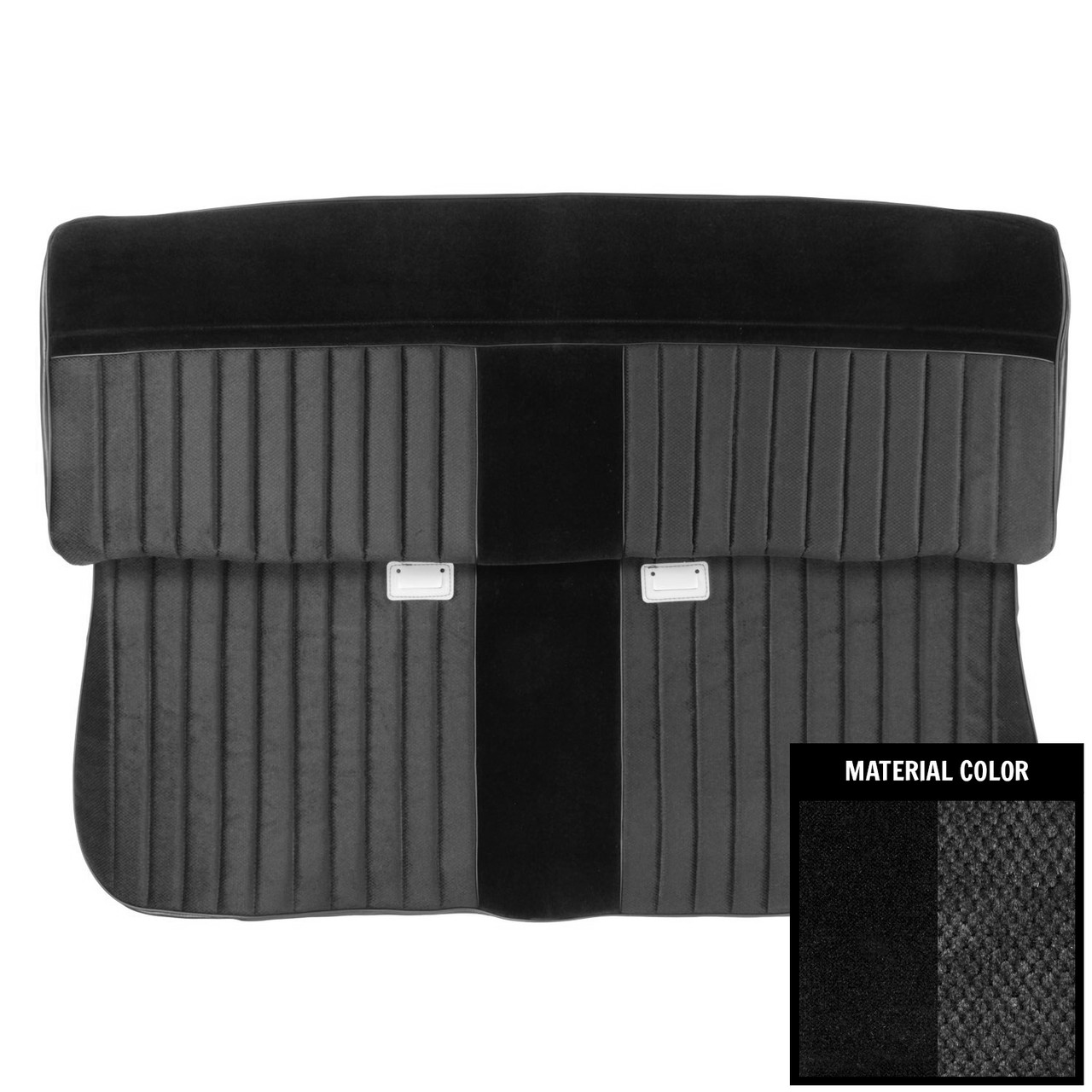 1984 GM Truck FRONT BENCH SEAT COVER; BLACK CLOTH | IN10129K