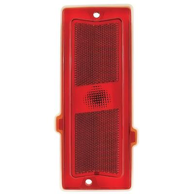 1970 Chevrolet Chevelle/Malibu REAR SIDE MARKER LAMP LENS ASSEMBLY WITH GASKET; LH, DRIVER SIDE | 917101