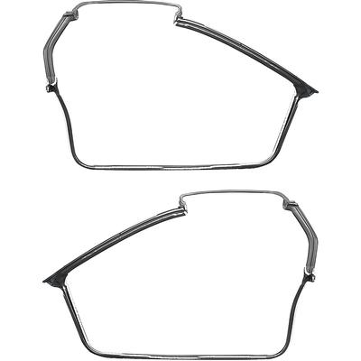 1997 Pontiac Firebird/TransAm DOOR FRAME WEATHERSTRIP SET; FOR T-TOP MODELS; RH & LH; PAIR | WS12339F