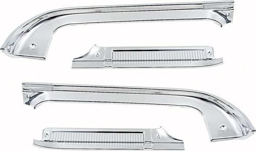 1983 GM Truck DOOR SILL PLATES; POLISHED ALUMINUM; 4-PIECE SET | 153293