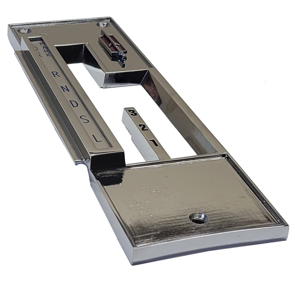 1970 Oldsmobile Cutlass/442/F85 AUTOMATIC DUALGATE TOP PLATE FOR HURST SHIFTER (WITHOUT WOOD GRAIN) | CP10051T