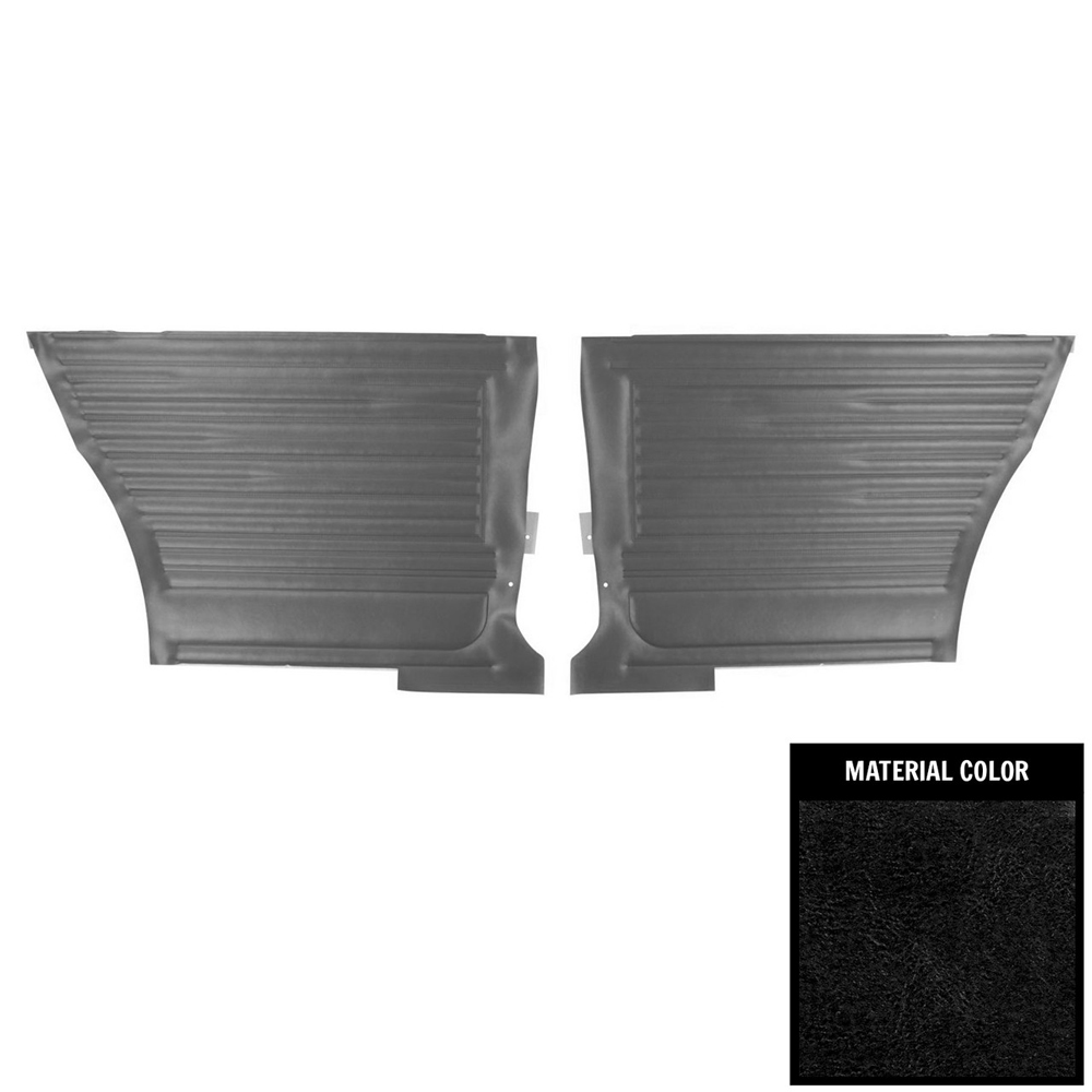 1967 Chevrolet Chevelle/Malibu REAR QUARTER TRIM PANELS GOLD EDITION (UNASSEMBLED) COUPE - PR | IN10251V