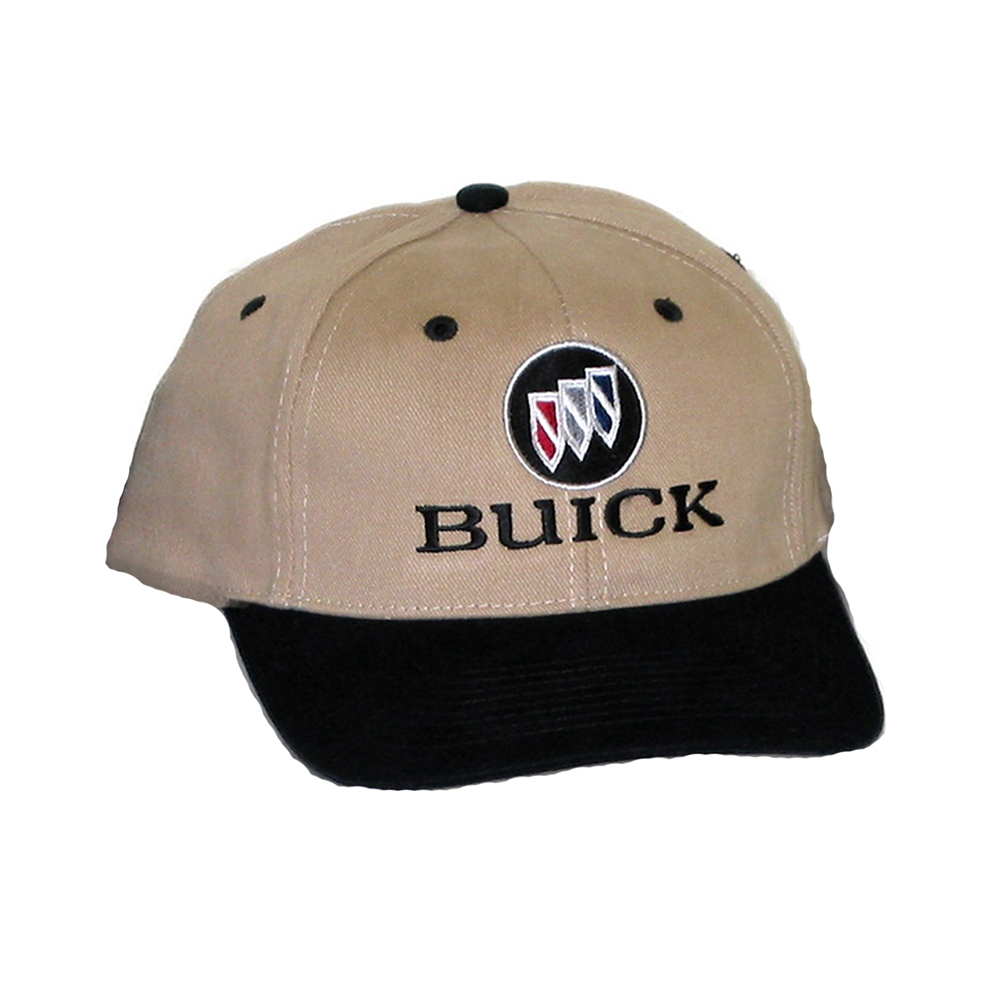 1982 Buick Full Size & Riviera BUICK HAT (BLACK & KHAKI WITH TRI-SHIELD EMBLEM) #H136 | BK10013S