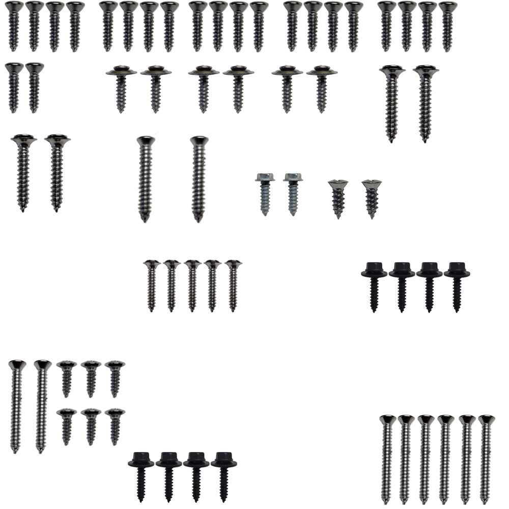 1978 Chevrolet Nova/Chevy II INTERIOR SCREW KIT FOR 2 DOOR (1033) | GM1033