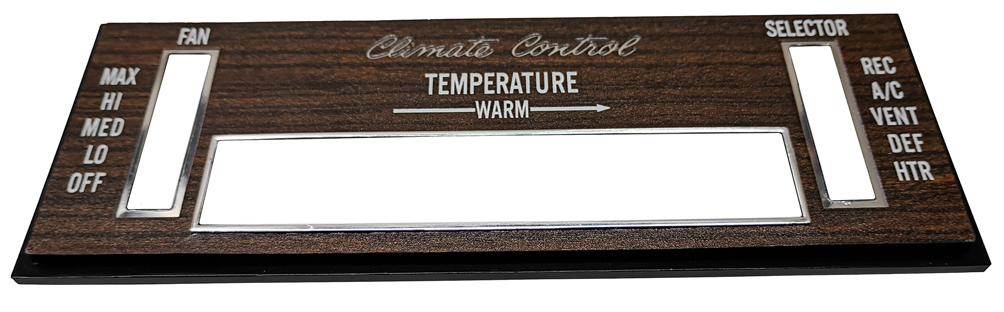 1972 Buick Skylark/GS/Regal/GN A/C HEATER CONTROL TEMP CLIMATE FACEPLATE | IN10247S