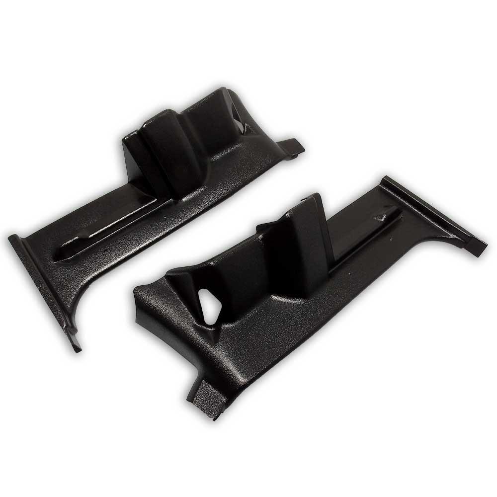 1987 Chevrolet El Camino BACK BOTTOM REAR KICK PANEL SET; BLACK | BP10097E