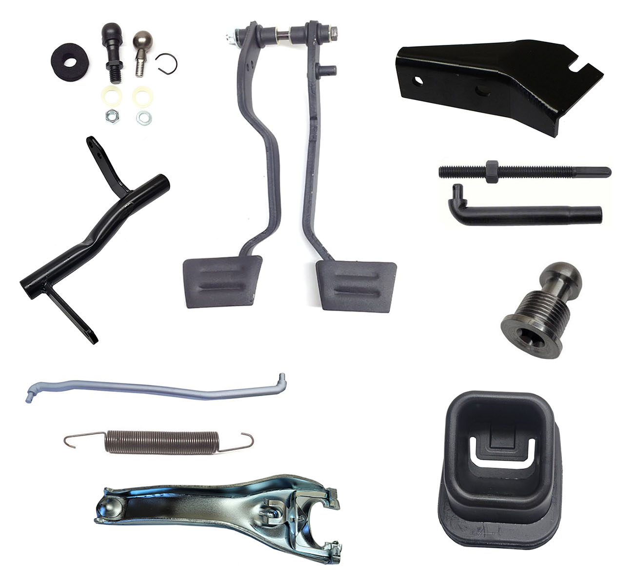 1973 Pontiac GTO/LeMans/Tempest MANUAL TRANSMISSION CONVERSION KIT; (8-3/4” Z-BAR; 73-74 B.O.P) | MT10016Z