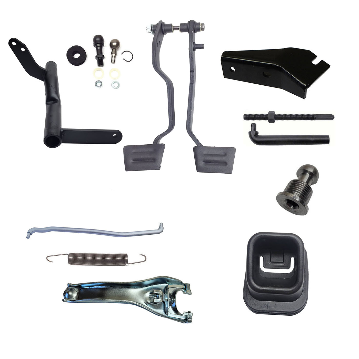1973 Buick Skylark/GS/Regal/GN MANUAL TRANSMISSION CONVERSION KIT; (10” Z-BAR; 73-74 B.O.P) | MT10017Z
