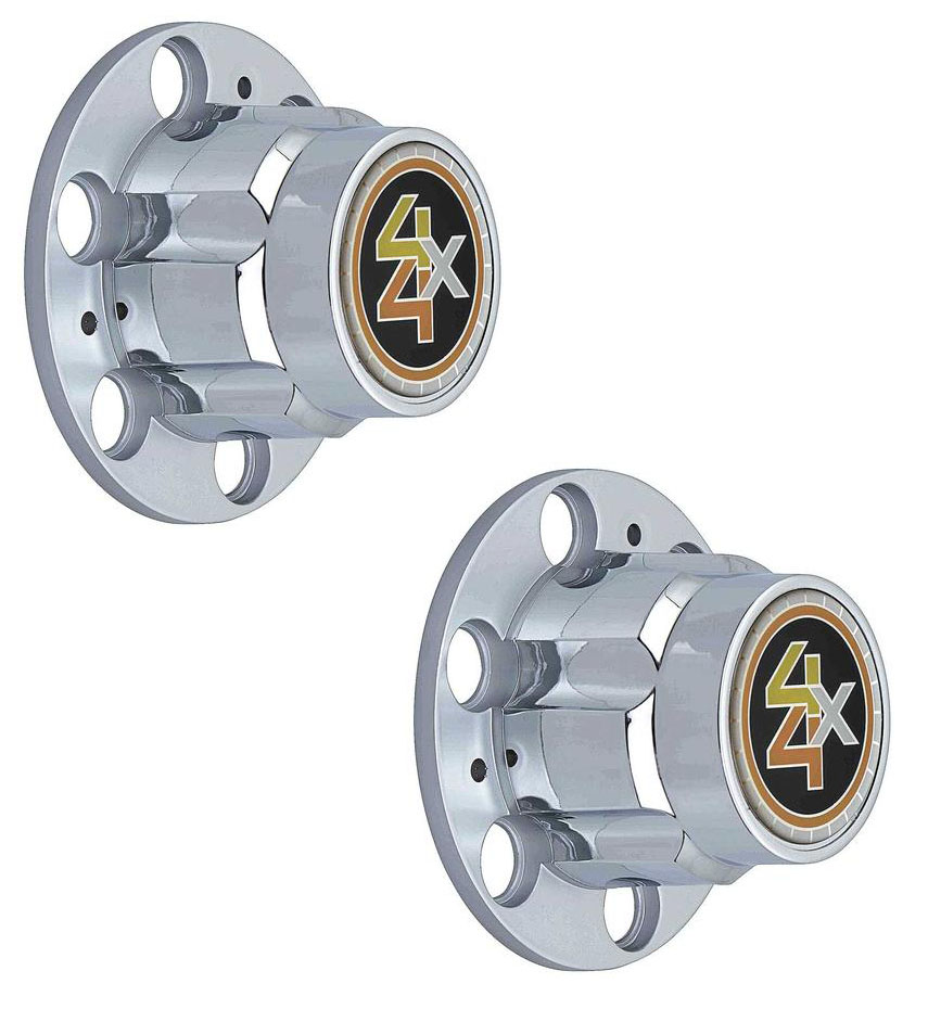 1990 GM Truck REAR HUB CAP; 4 X 4; 6 LUG;PAIR | WT10020K