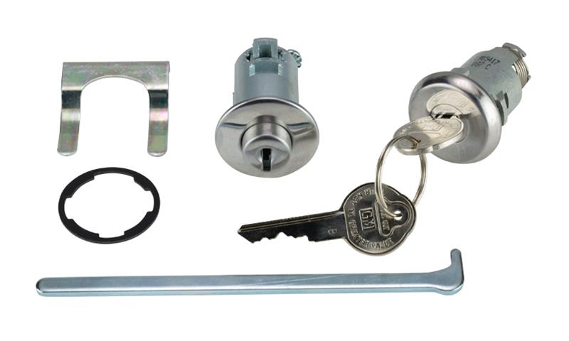 1962 Buick Skylark/GS/Regal/GN GLOVEBOX & TRUNK LOCK KIT - ORIGINAL KEY 195A | KL10015S
