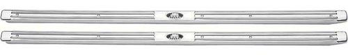 1959 Pontiac Full Size DOOR SILL PLATES; 2 DOOR; RH & LH; PAIR | 4754349